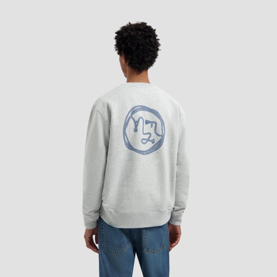 Olaf Lasso Face Trøje Grå