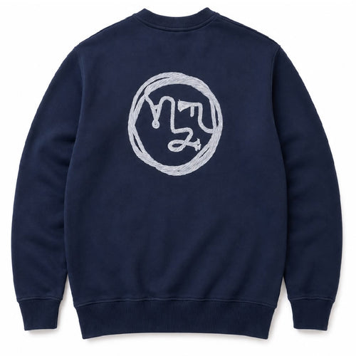 Olaf Lasso Face Sweatshirt Navy