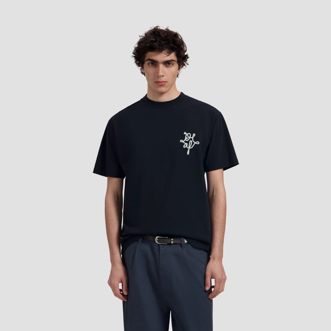 Olaf Lasso Monogram T-shirt Sort