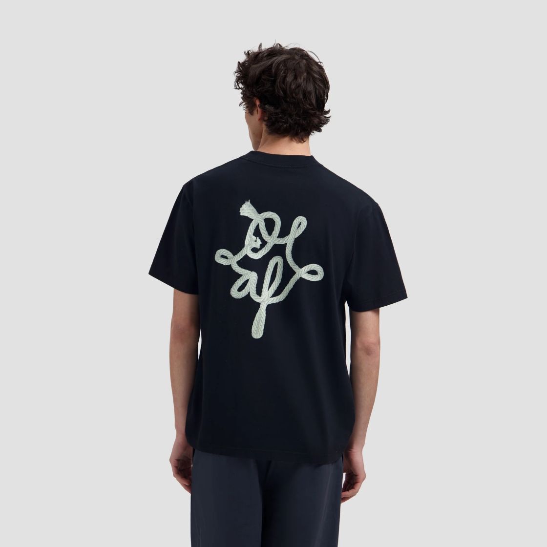 Olaf Lasso Monogram T-shirt Sort