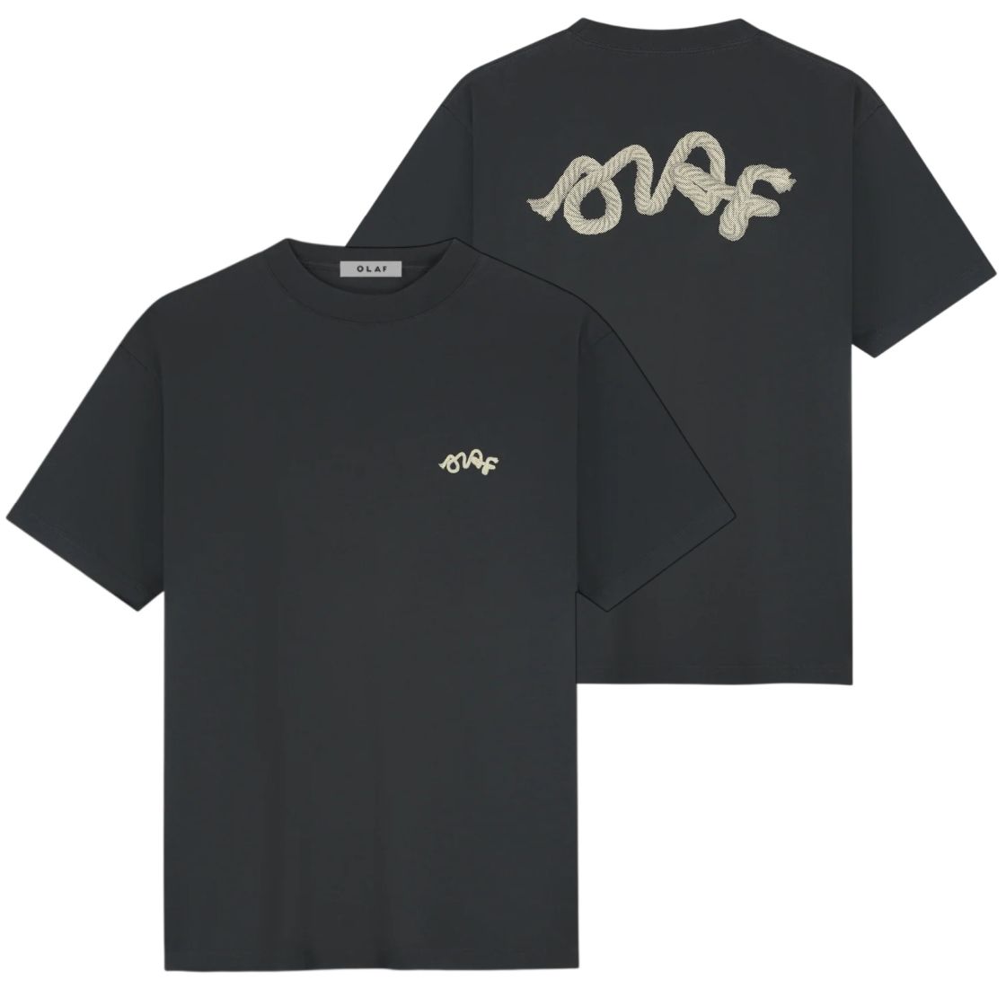 Olaf Lasso Signature T-shirt Antracit