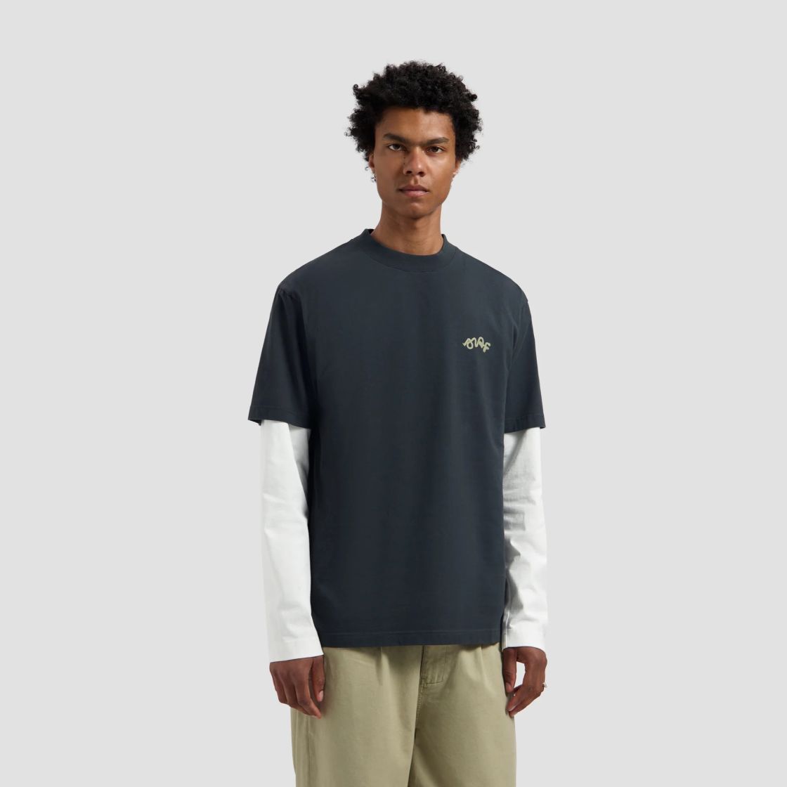 Olaf Lasso Signature T-shirt Antracit