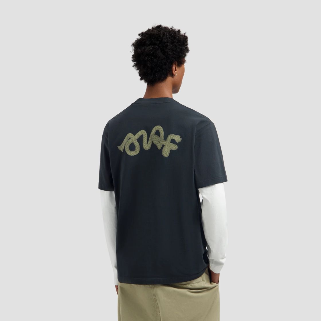 Olaf Lasso Signature T-shirt Antracit
