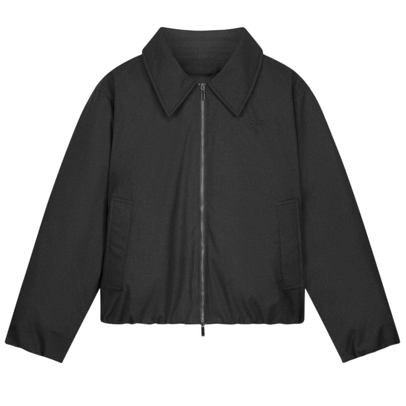 Olaf Peached Padded Jacket Antracit