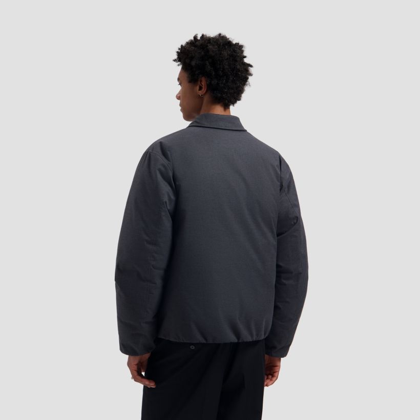 Olaf Peached Padded Jacket Antracit