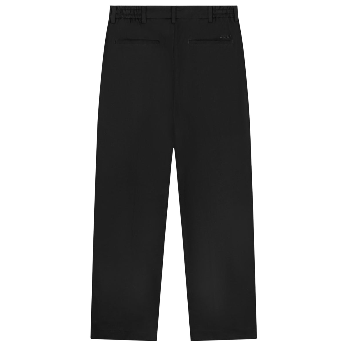 Olaf Regular Pleated Bukser Sort