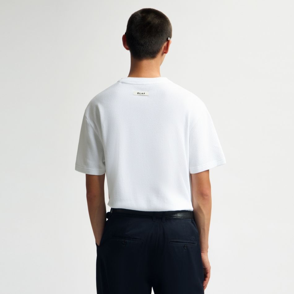 Olaf Ribbet T-shirt Hvid