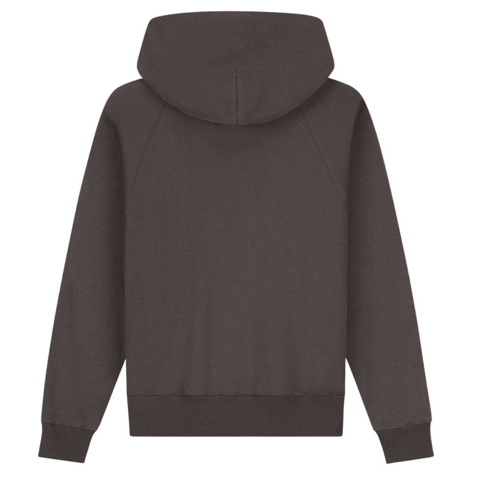 Olaf Signature Boxy Hoodie Brun