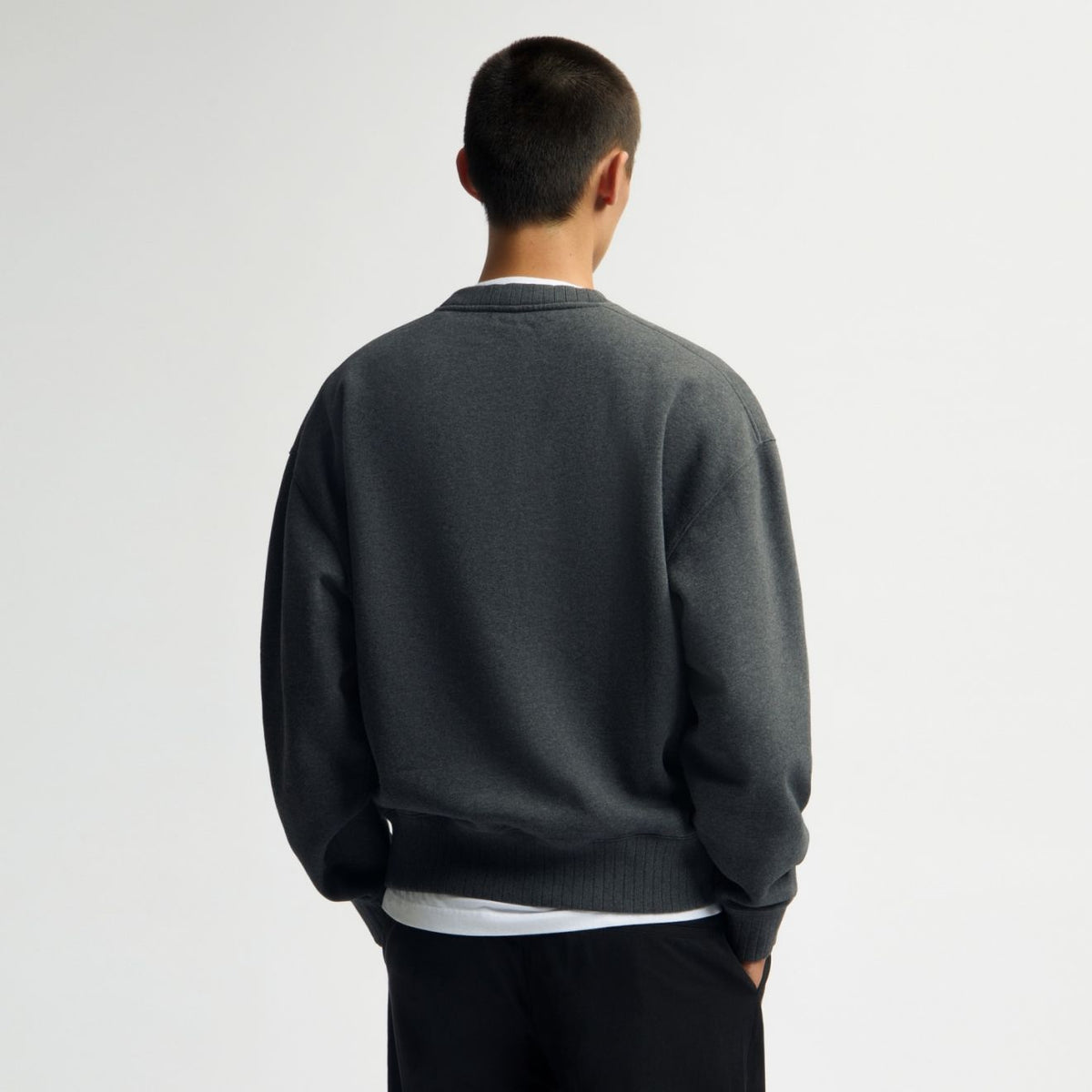 Olaf Signature Boxy Sweater Antracit