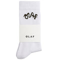 Olaf Signature Logo Sokker Hvid