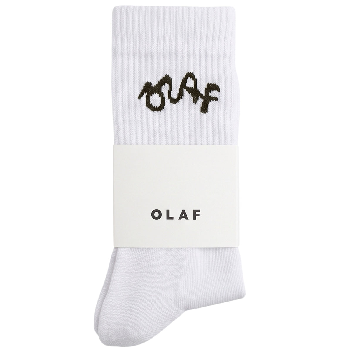 Olaf Signature Logo Sokker Hvid