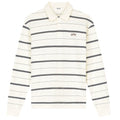 Olaf Striped Signature Langærmet Polo Off White/Navy