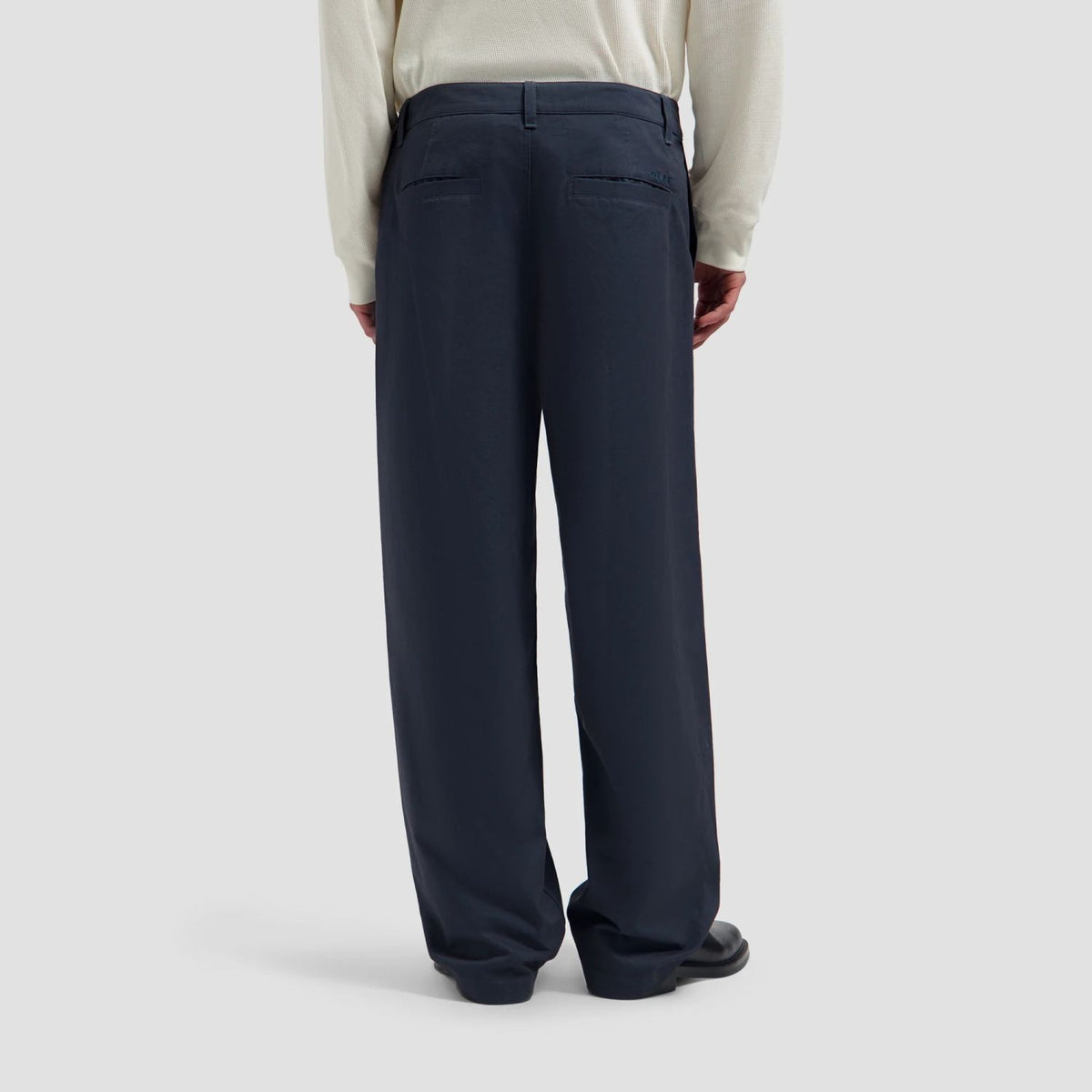Olaf Washed Barrel Leg Bukser Navy