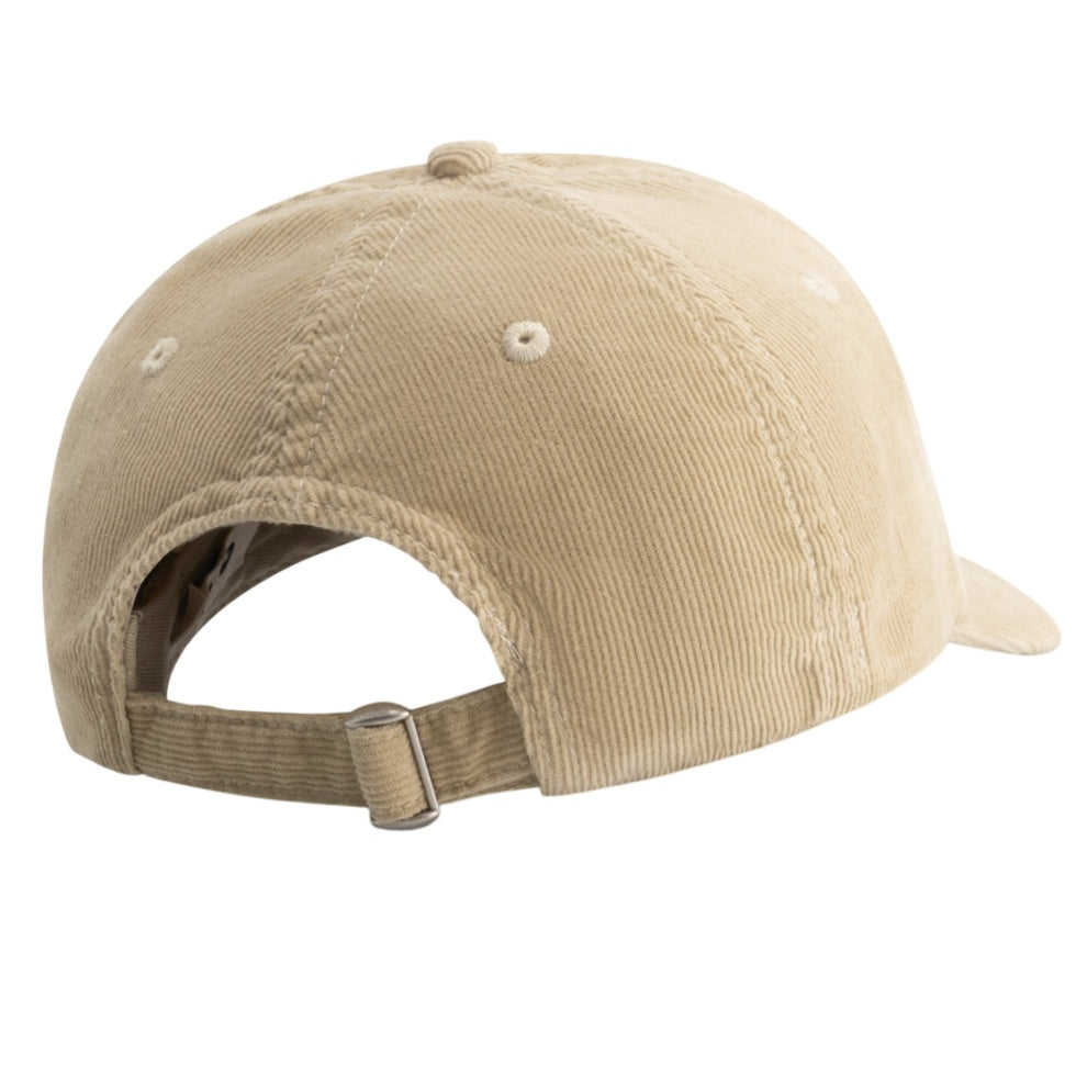 Olaf Washed Corduroy Signature Logo Cap Beige