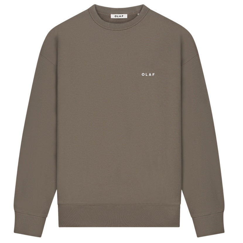 Olaf Western Logo Sweater Brun