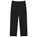 Olaf Wool Barrel Leg Bukser Sort