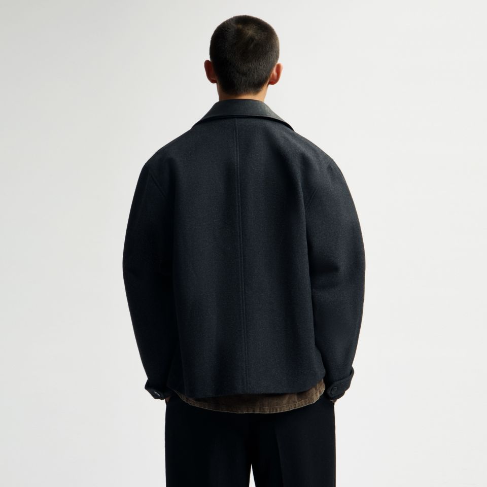 Olaf Wool Workwear Jakke Antracit
