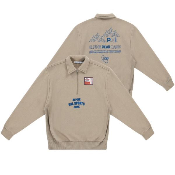 PAL Sporting Goods Alpine Zone Half Zip Sweater Bruin