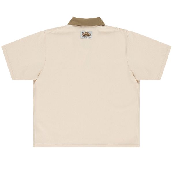 PAL Sporting Goods New TM Cotton Canvas Polo Off White