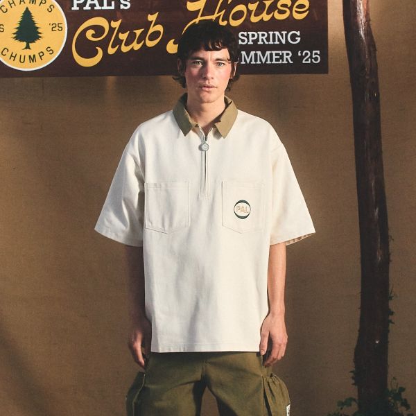 PAL Sporting Goods New TM Cotton Canvas Polo Off White