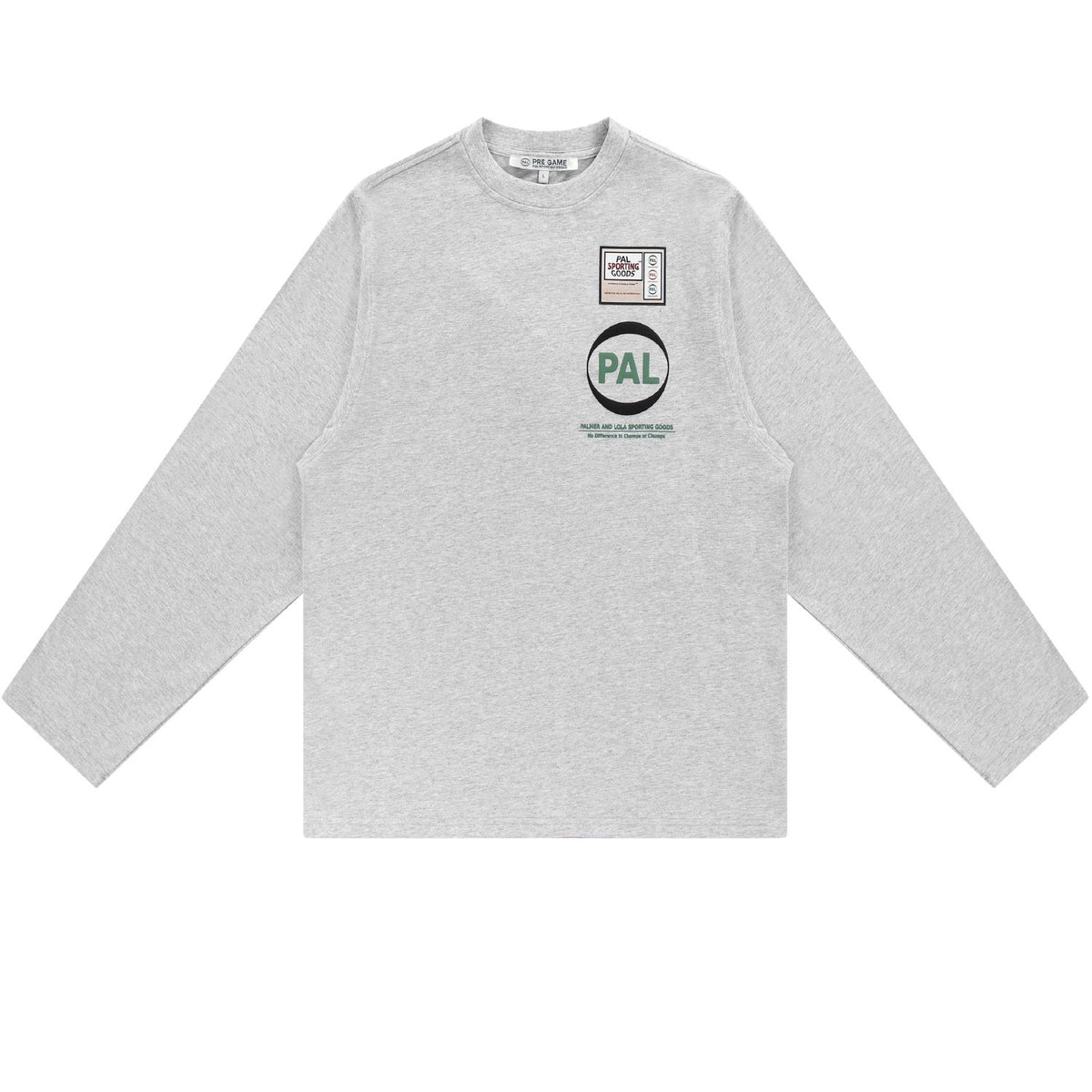 PAL Sporting Goods Pre Game Longsleeve T-shirt Grå