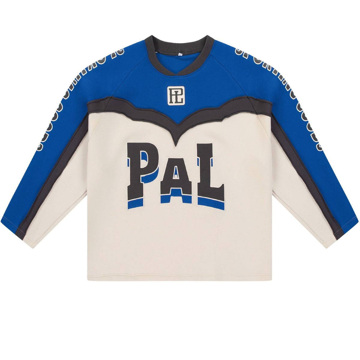 PAL Sporting Goods Rodeo Jersey Langærmet T-shirt Blå/Off White