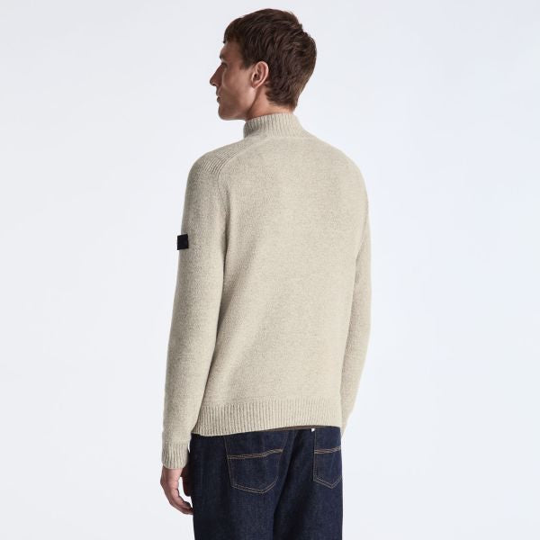Peuterey Braille Striktrøje med lynlås Beige