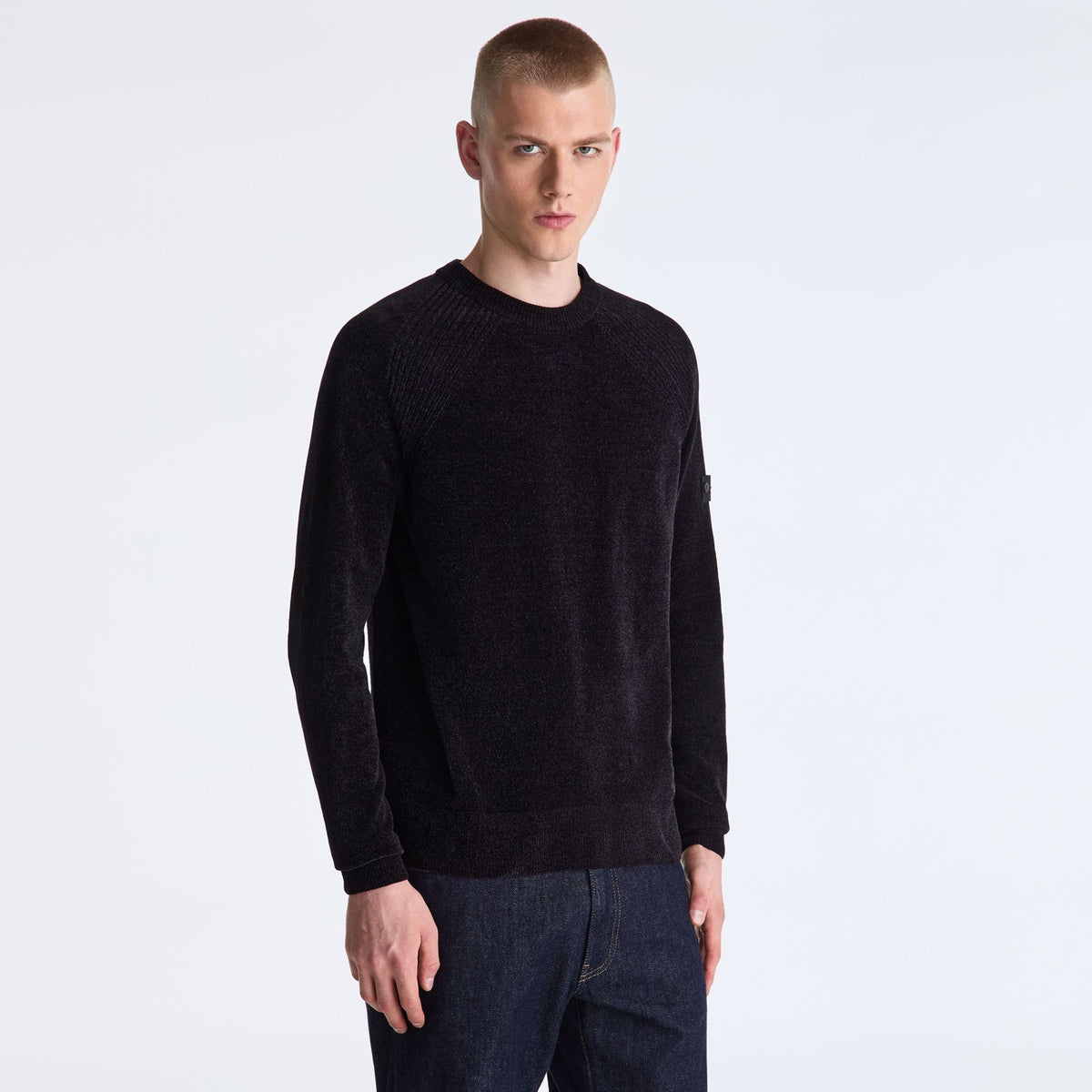 Peuterey Sironi Chenille Sweater Sort