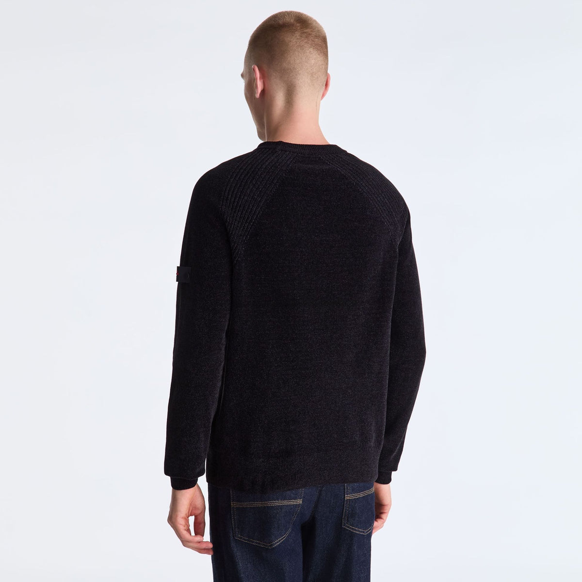 Peuterey Sironi Chenille Sweater Sort