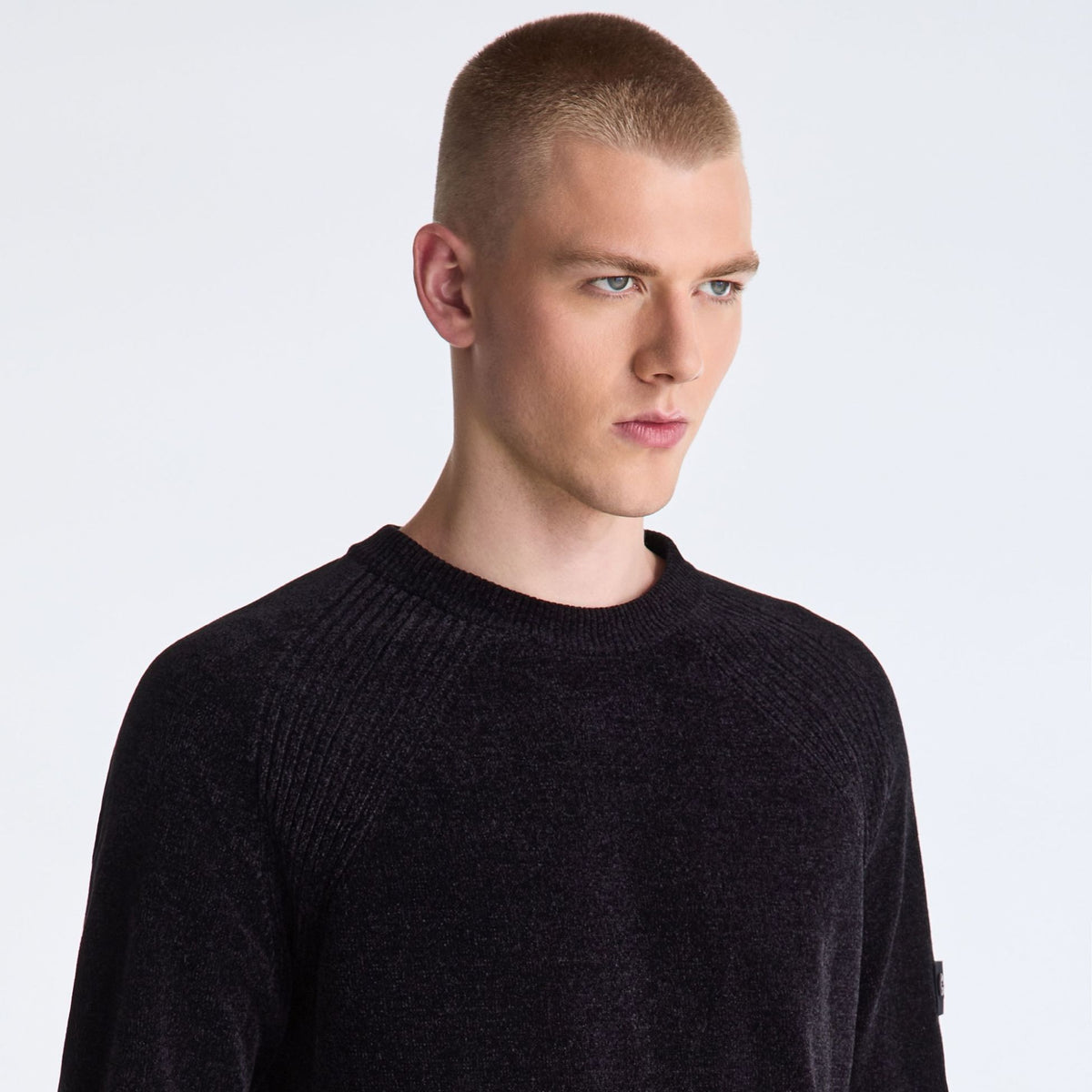 Peuterey Sironi Chenille Sweater Sort