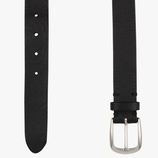 Profuomo Casual Leather Riem Zwart
