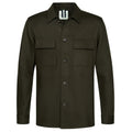 Profuomo Strikket Overshirt Mørkegrøn