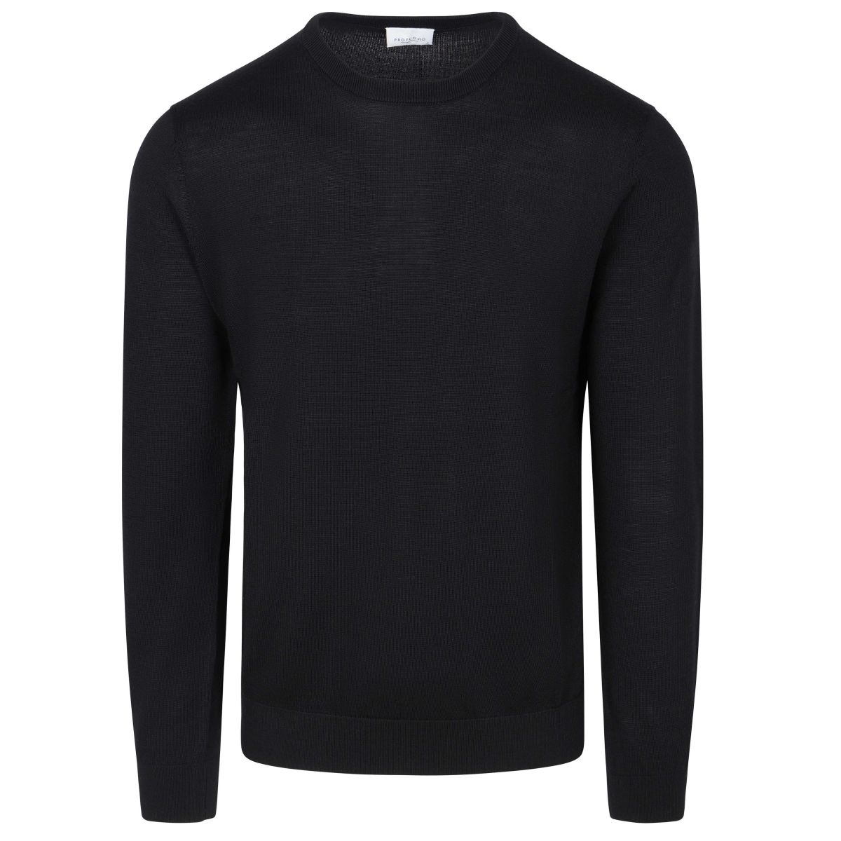 Profuomo Strikket Pullover Sort