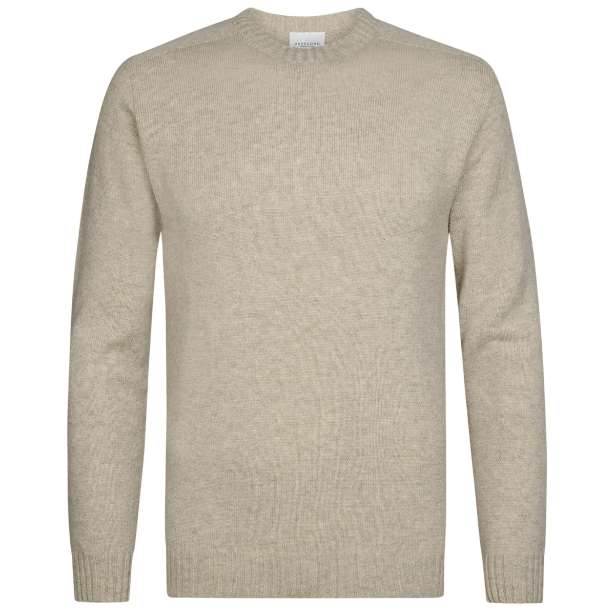 Profuomo strikket pullover beige