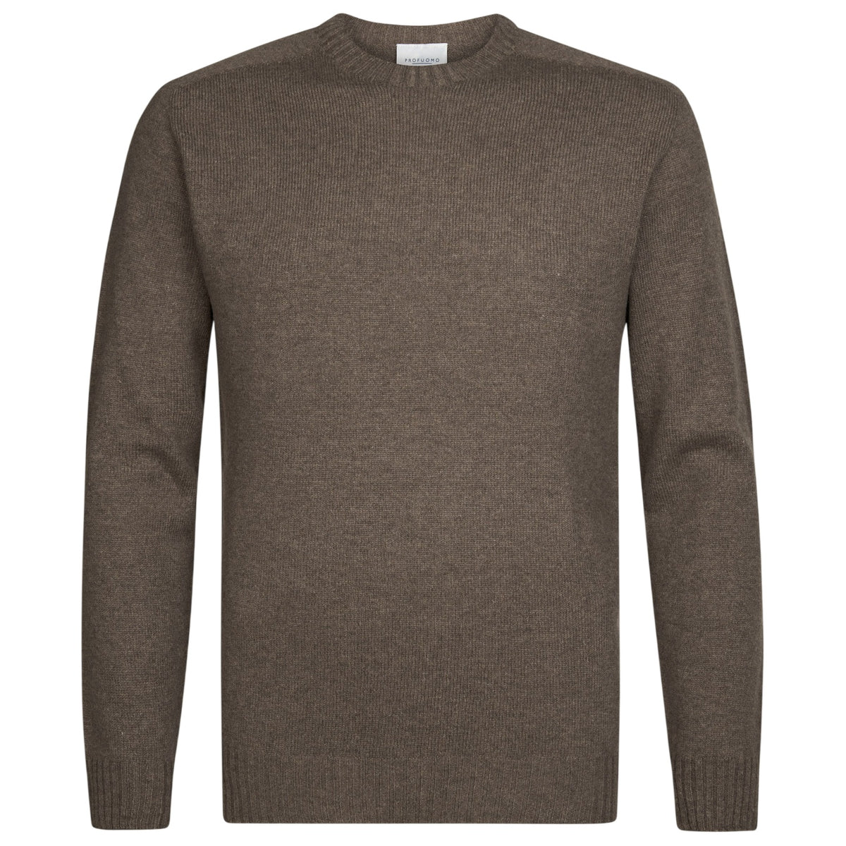 Profuomo Strikket Pullover Sweater Brun