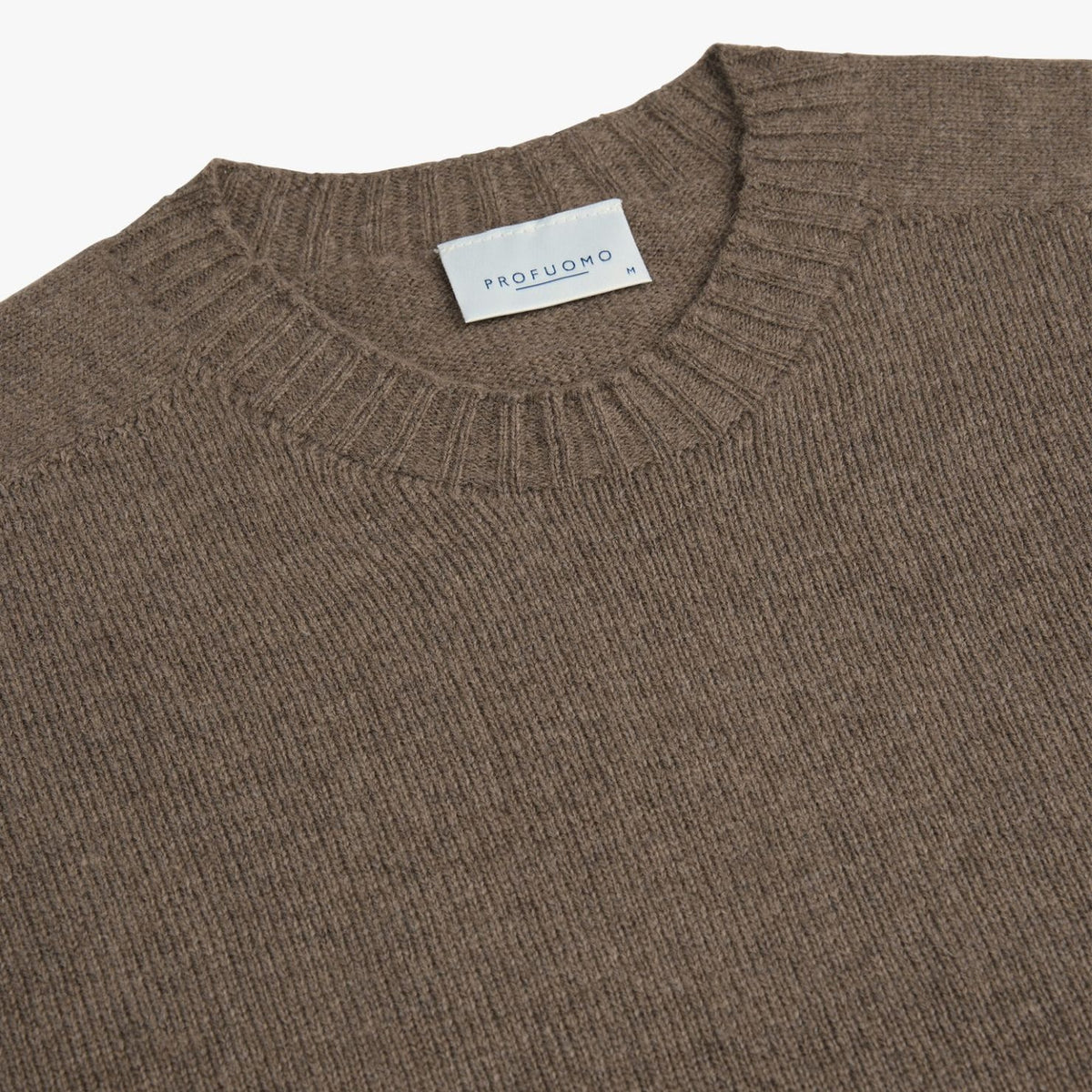 Profuomo Strikket Pullover Sweater Brun