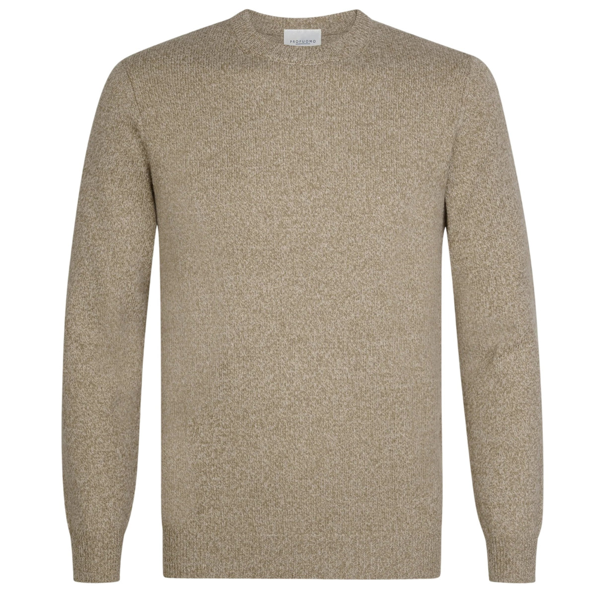 Profuomo Strikket To-Tone Sweater Beige