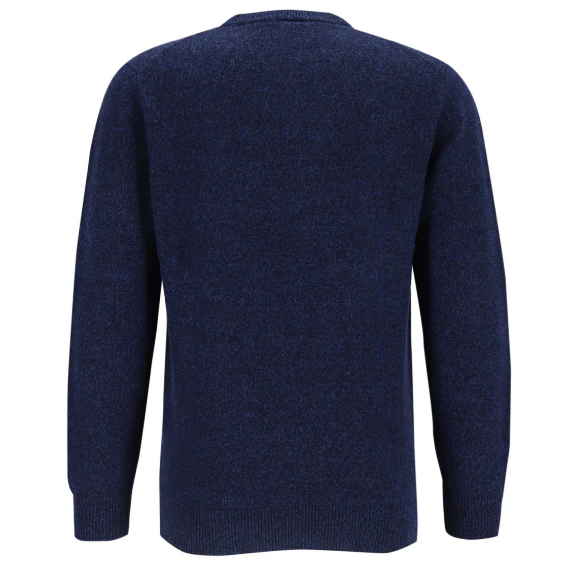 Profuomo Strikket To-Farvet Sweater Mørkeblå