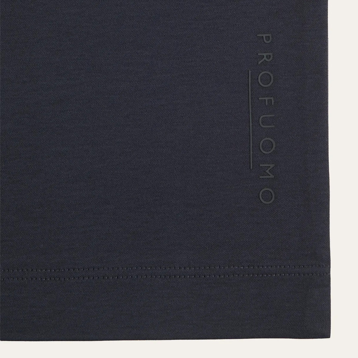 Profuomo Pima Cotton T-shirt Marineblå