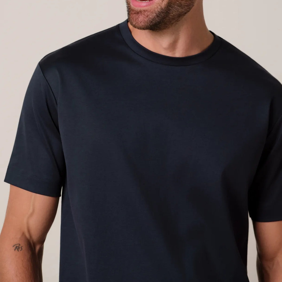 Profuomo Pima Cotton T-shirt Marineblå