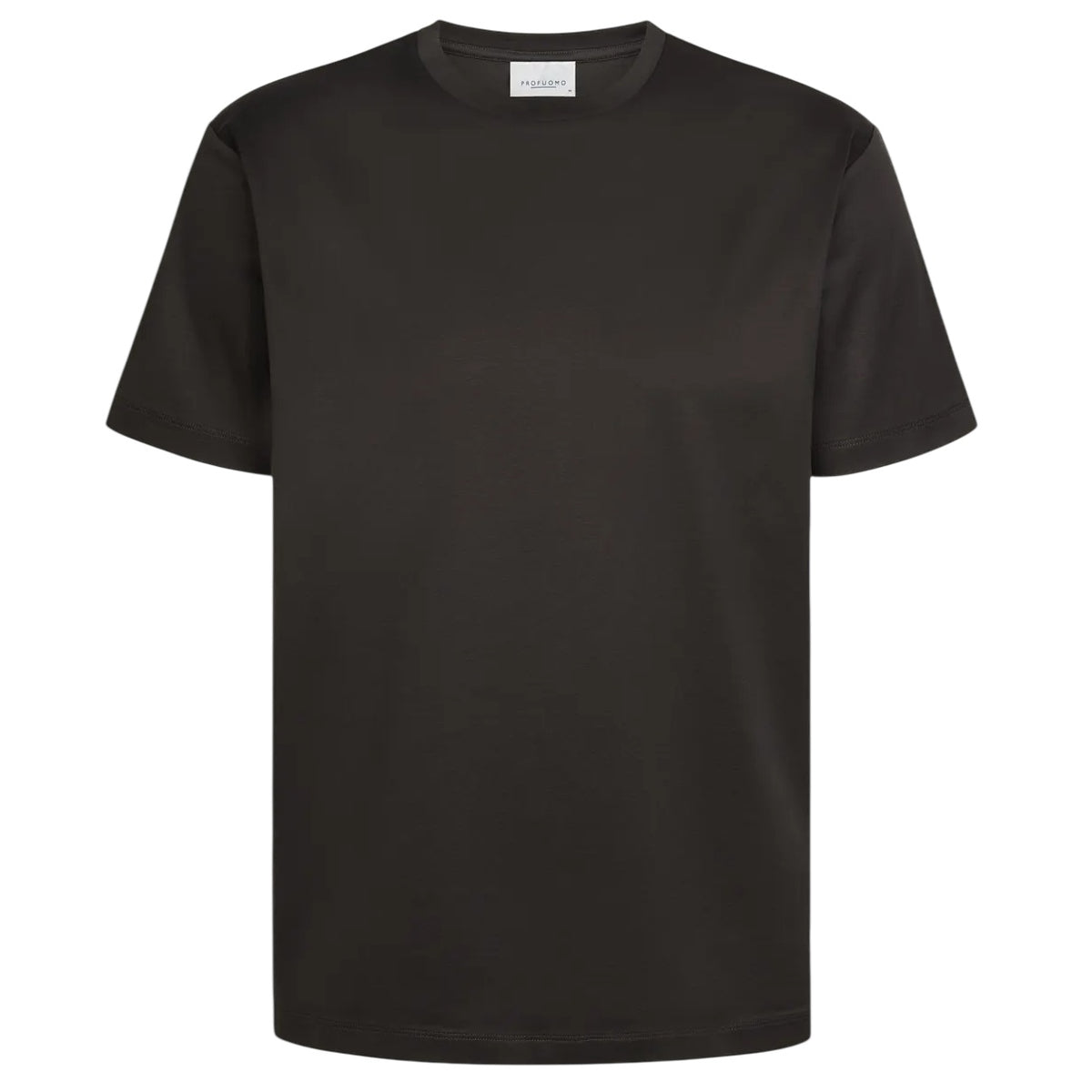 Profuomo Pima bomulds-T-shirt brun