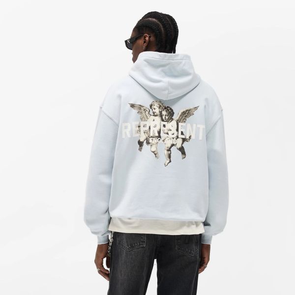 Represent Legacy Cherubs Hoodie Licht Blauw
