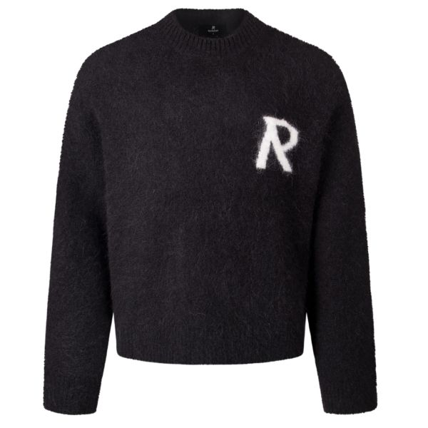 Represent Logo Knit Sweater Zwart