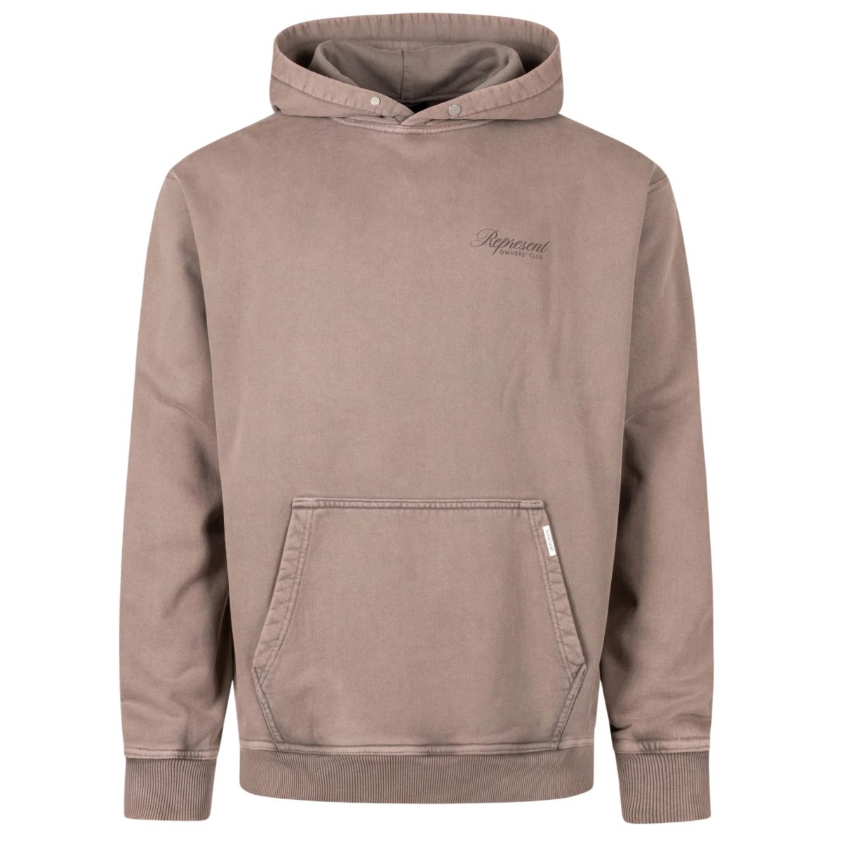 Represent Owners Club Script Hoodie Brun