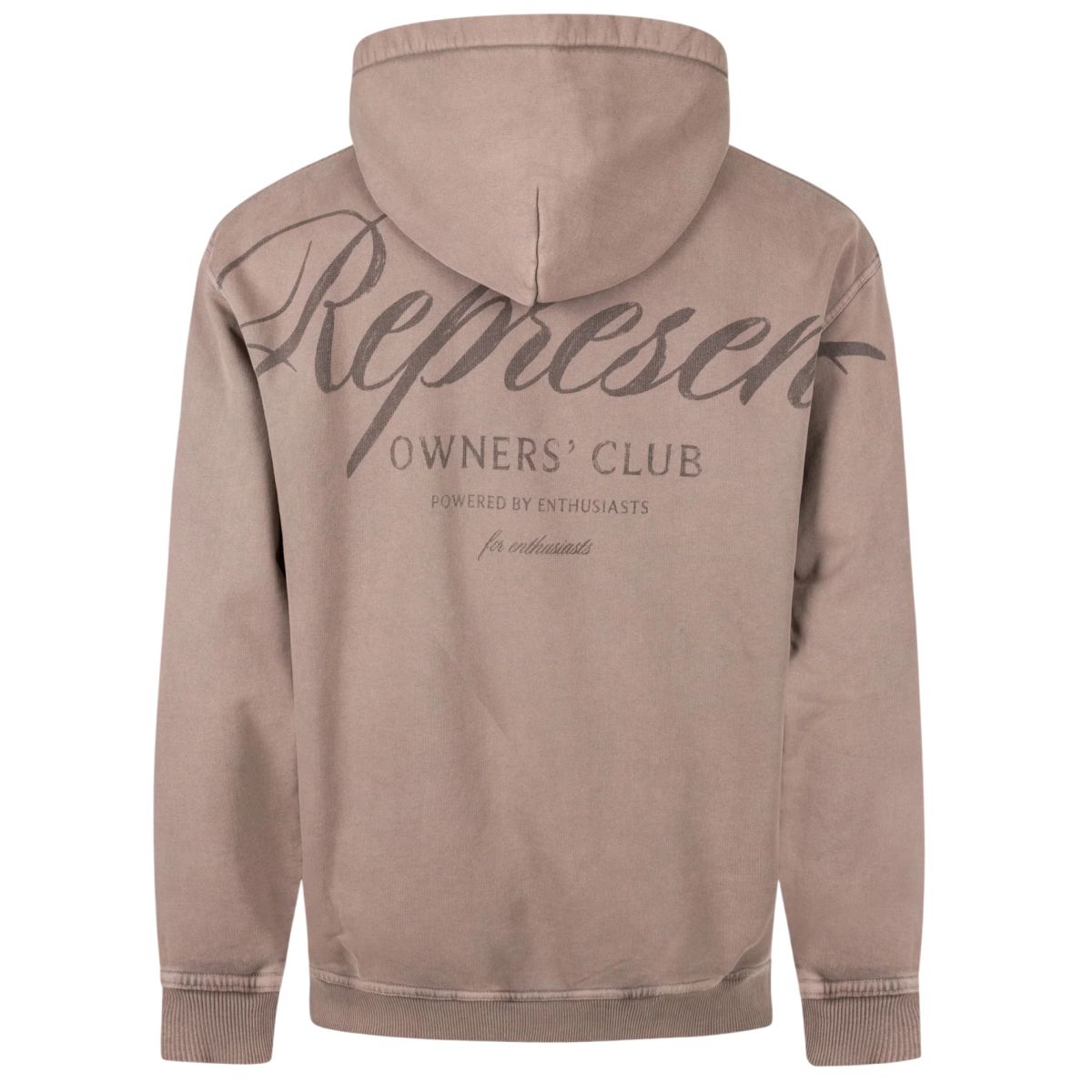 Represent Owners Club Script Hoodie Brun
