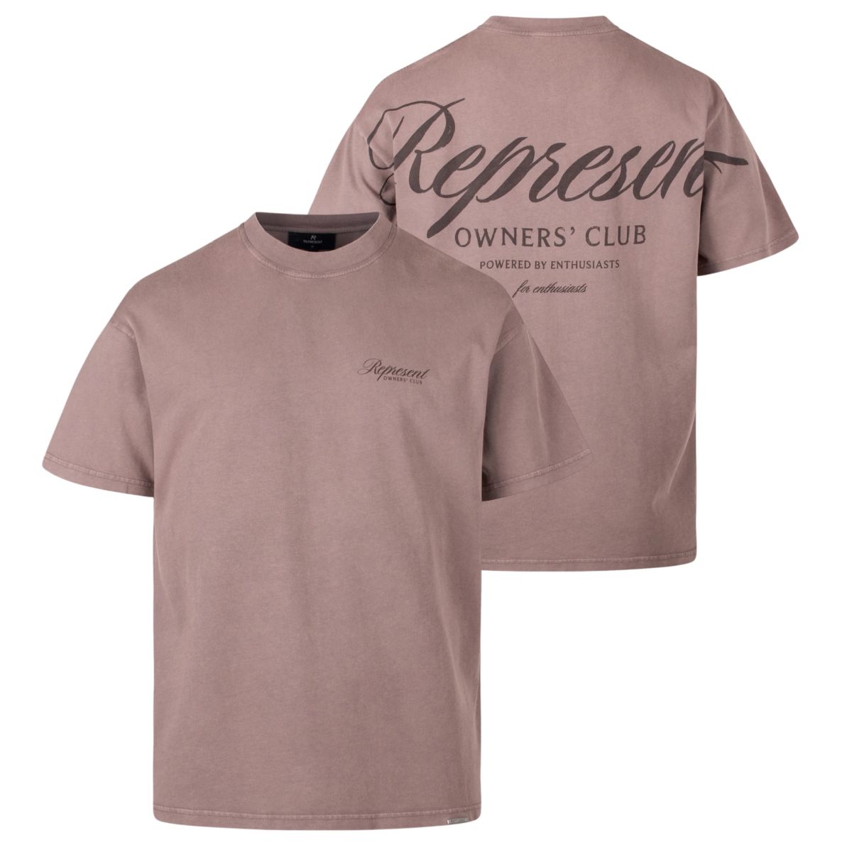 Represent Owners Club Script T-shirt Brun