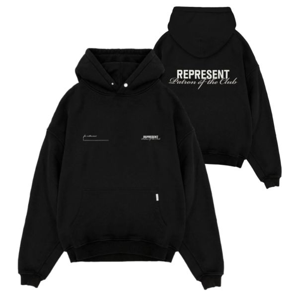 Represent Patron Of The Club Hoodie Zwart