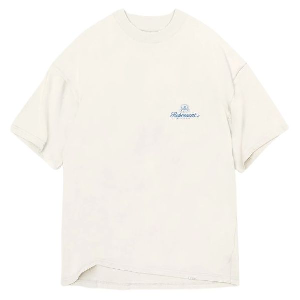 Represent Permanent Vacation Pocket T-shirt Off White