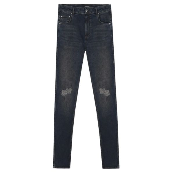 Represent R1 Destroyer Denim Jeans Donker Blauw