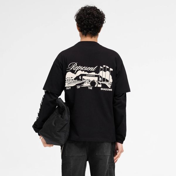Represent Raceway T-shirt Zwart